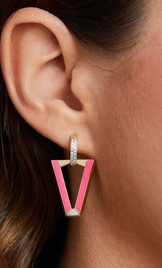 Uali Fucsia (Single Earring)