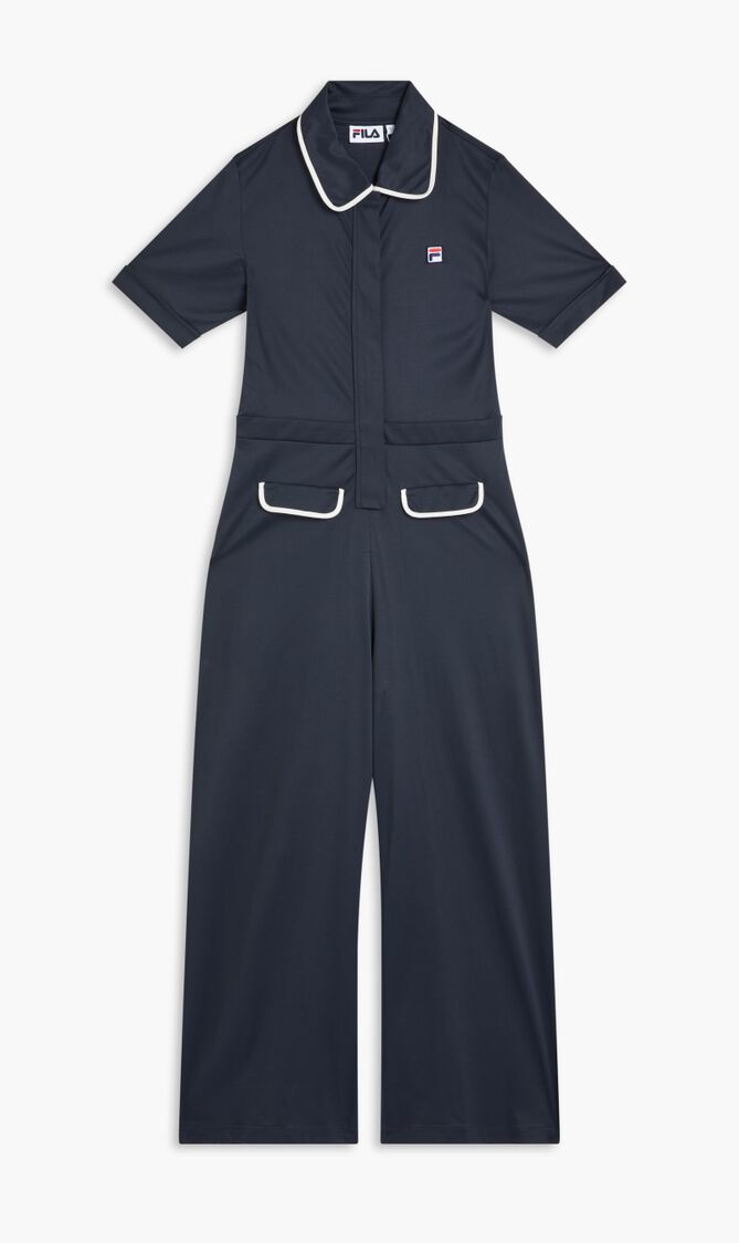 JUMPSUIT WITH FLARED LEG