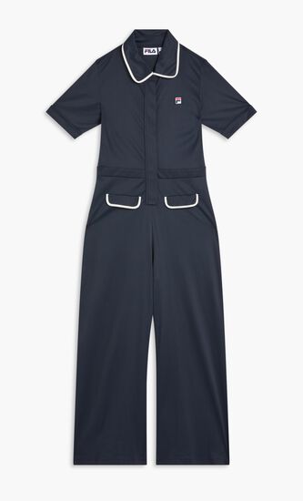 JUMPSUIT WITH FLARED LEG