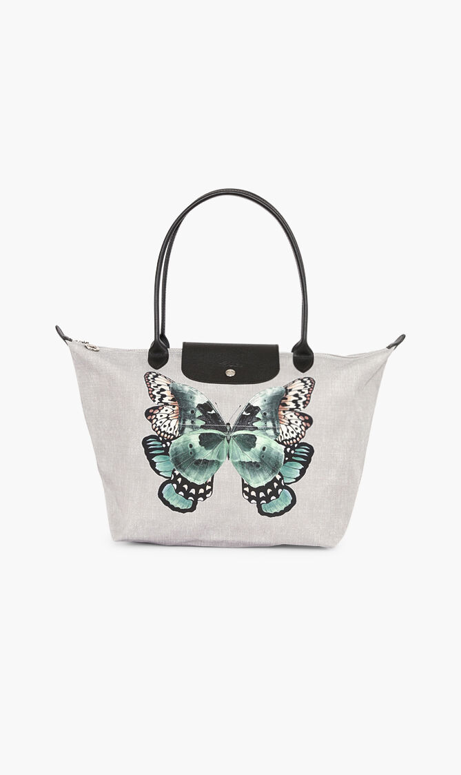 Longchamp butterfly tote deals
