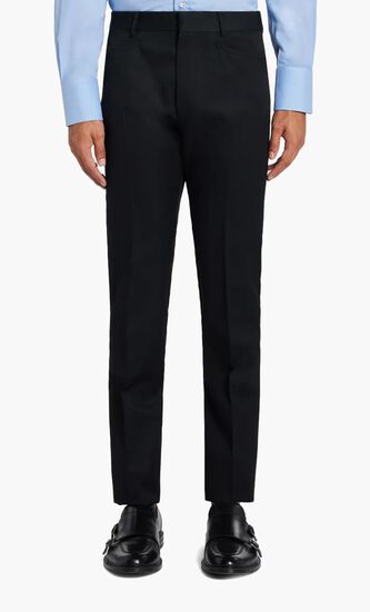 Straight Leg Tailored Trousers