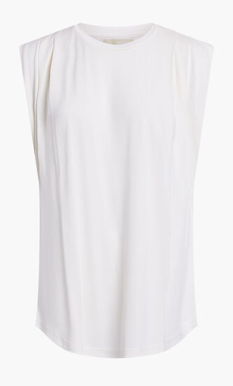 SLEEVELESS CREWNECK TEE