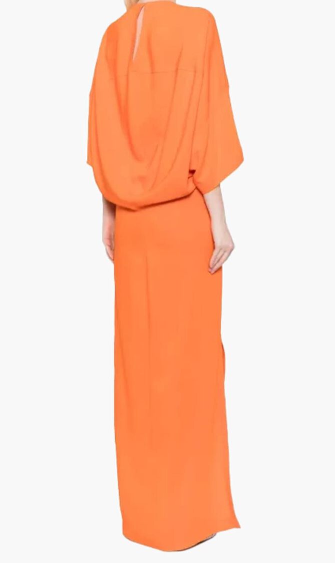 Maxi Dress With Half Sleeves