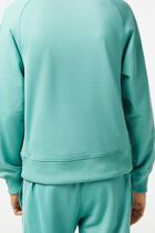 Zipped Piqu&eacute; Sweatshirt