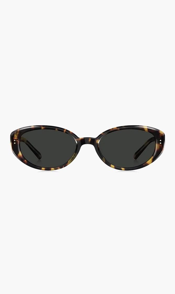 Tortoiseshell Oval Sunglasses