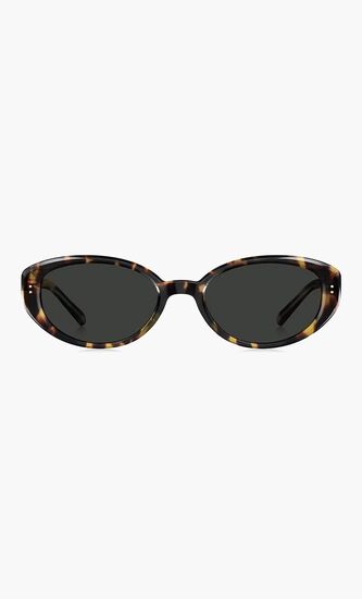 Tortoiseshell Oval Sunglasses