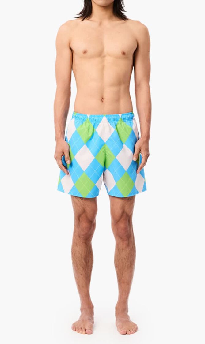 Printed Swim Trunks
