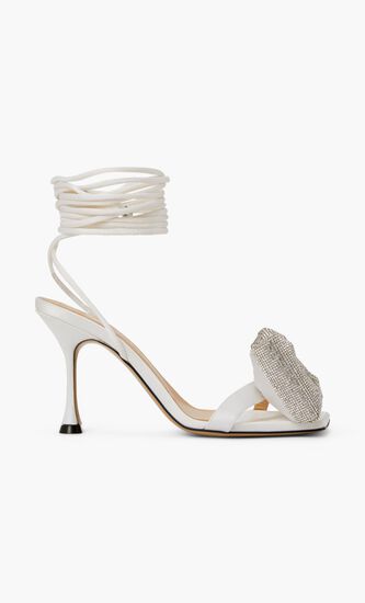 NICOLE PUFFED BOW SANDALS