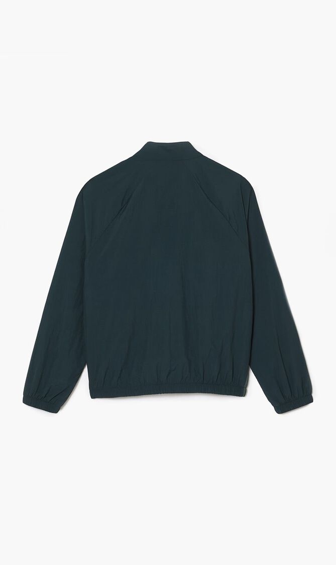 Recycled Fiber Colourblock Zipped Jacket