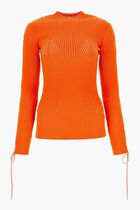 VANISE LACE UP CREWNECK CORAL RED NO COL