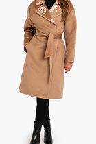 LUDOVICA LOGO WRAP COAT