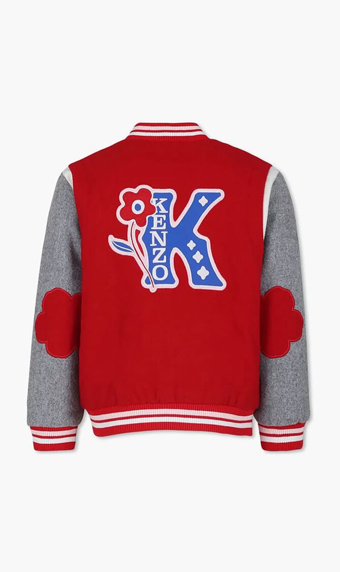 K Flower Bomber Jacket