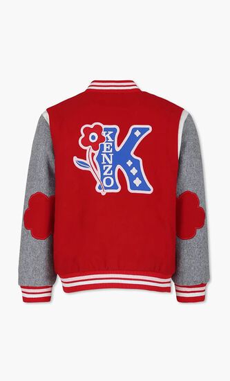 K Flower Bomber Jacket