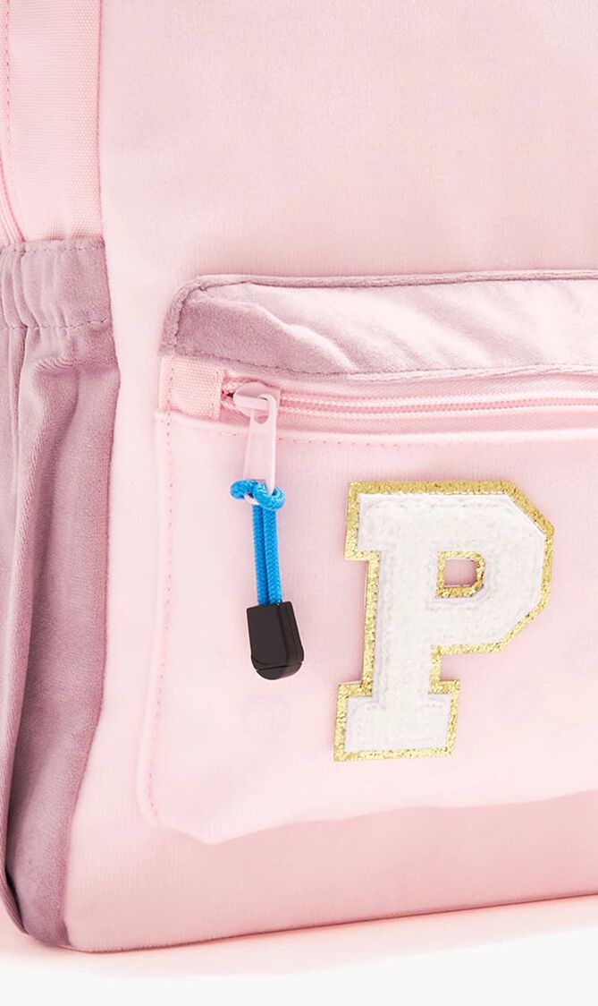 Chenille Sparkle Letter 'P' patch