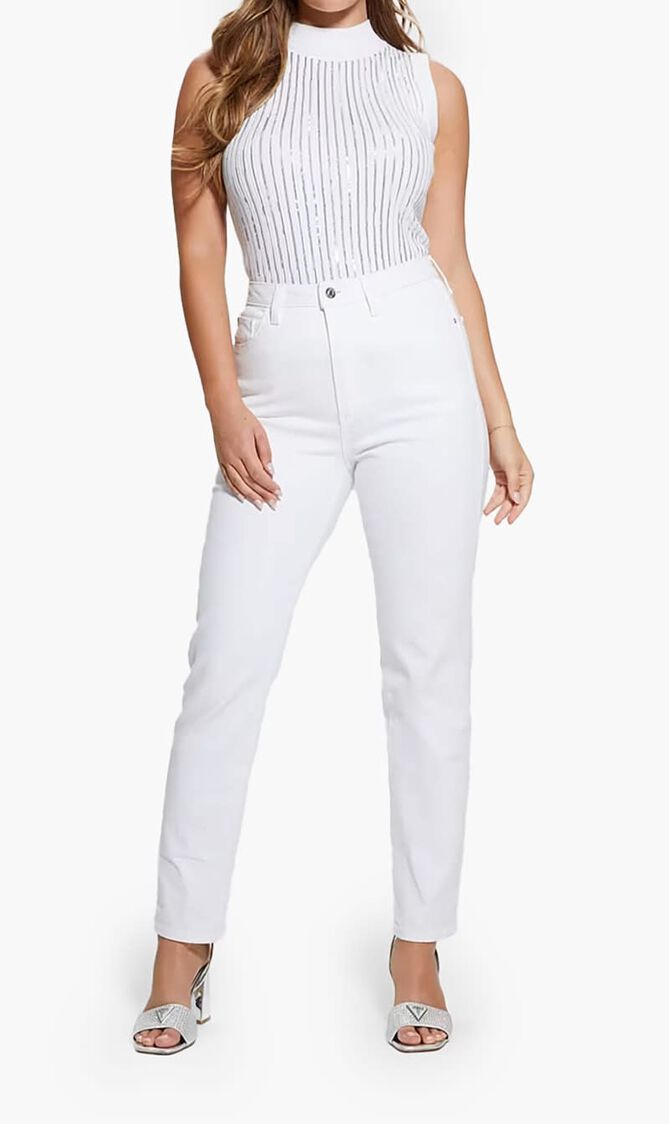 VIVIAN MOCK NECK SL TOP SWTR