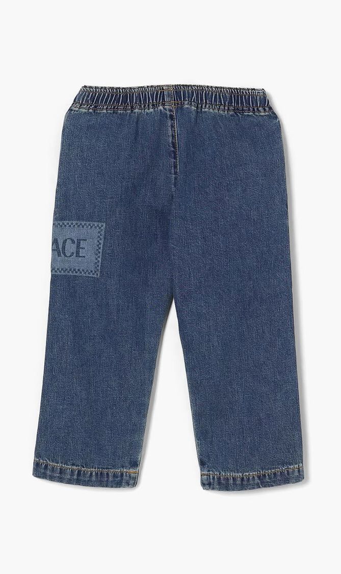PANT DENIM LIGHT DENIM LASERED 90S VINTAGE LOGO KIDS