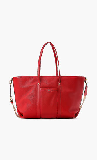Beck Pebbled Leather Large Tote Bag