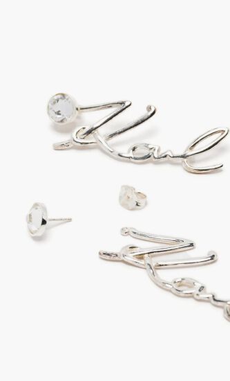 Signature drop earrings