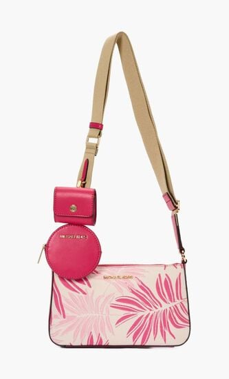 Palm Jacquard Crossbody