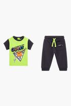 SET SS T-SHIRT+ACTIVE PANTS