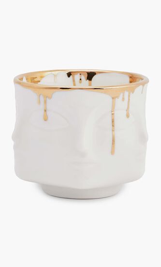 Gilded Dora Maar Condiment Bowl White
