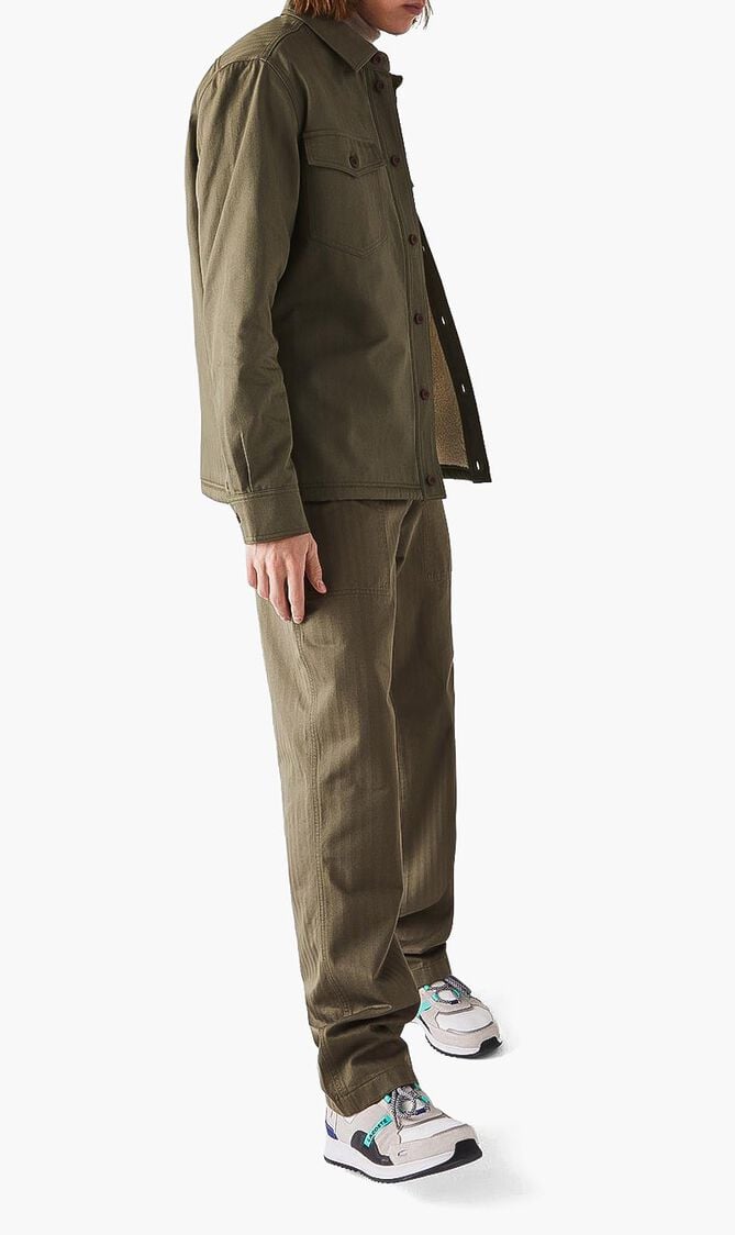 Textured Cotton Cargo Pants Textured Cotton Cargo Pants