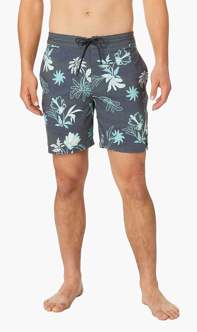 SWC Botanica Layday 18" Boardshorts Black