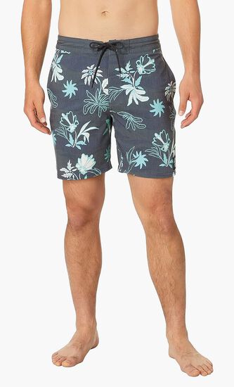 SWC Botanica Layday 18" Boardshorts Black
