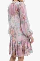 Floral Print Chiffon Dress
