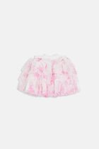 ABBIE ROSES TULLE SKIRT SNOWDROP PINK