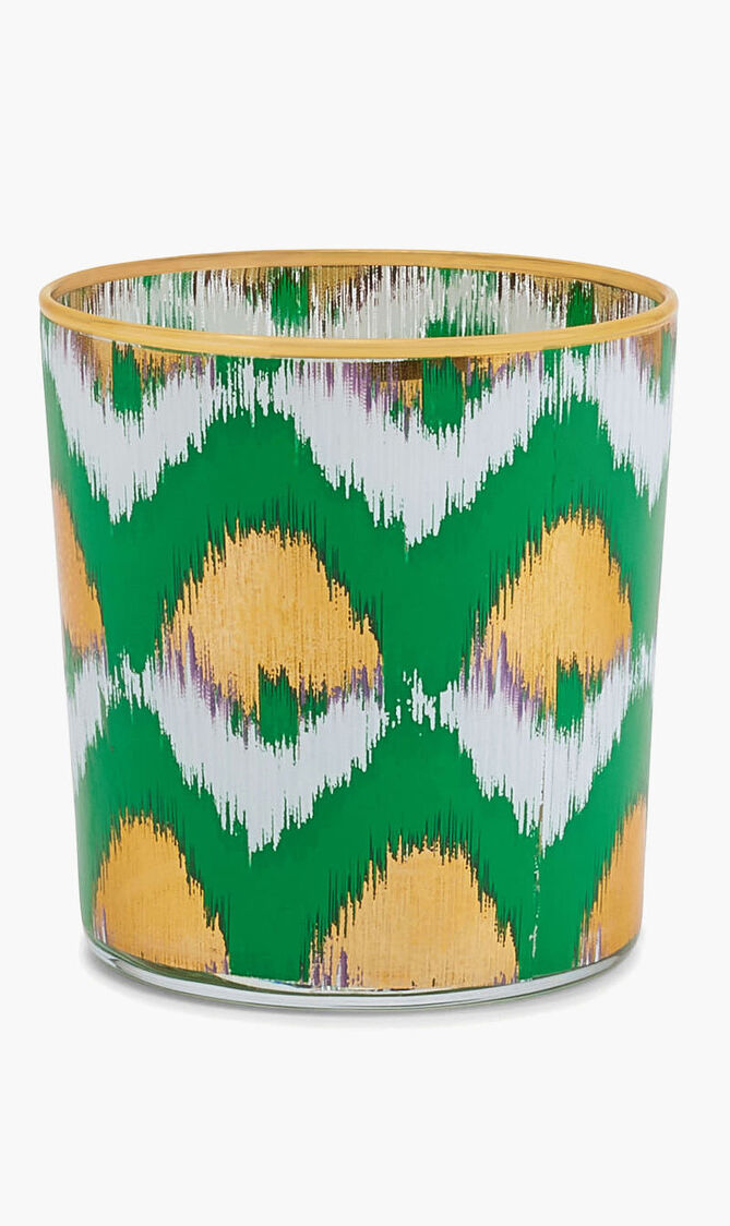 Ikat Tumbler Glass