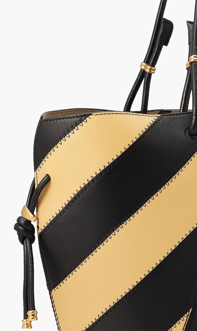 Spaghetti Strap Striped Tote