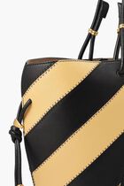 Spaghetti Strap Striped Tote
