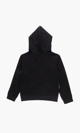 Leopard Print Paneled Hoodie