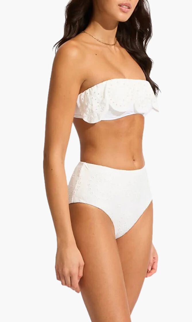 Lulu-Bandeau Bra W/ Flounce