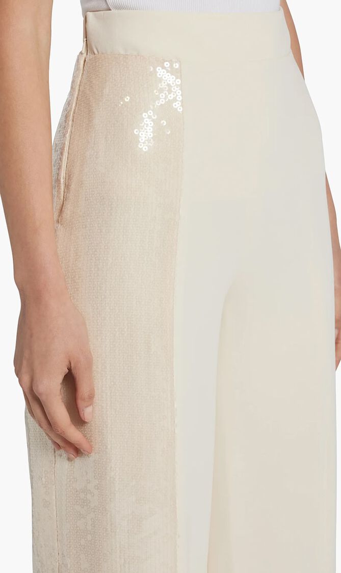 Half And Half Sequin Pants