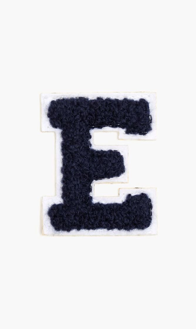Chenille Varsity Letter 'E' Patch