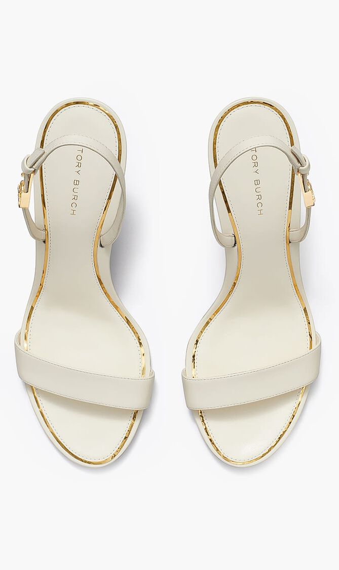 DOUBLE T BUCKLE HEEL SANDAL 85MM