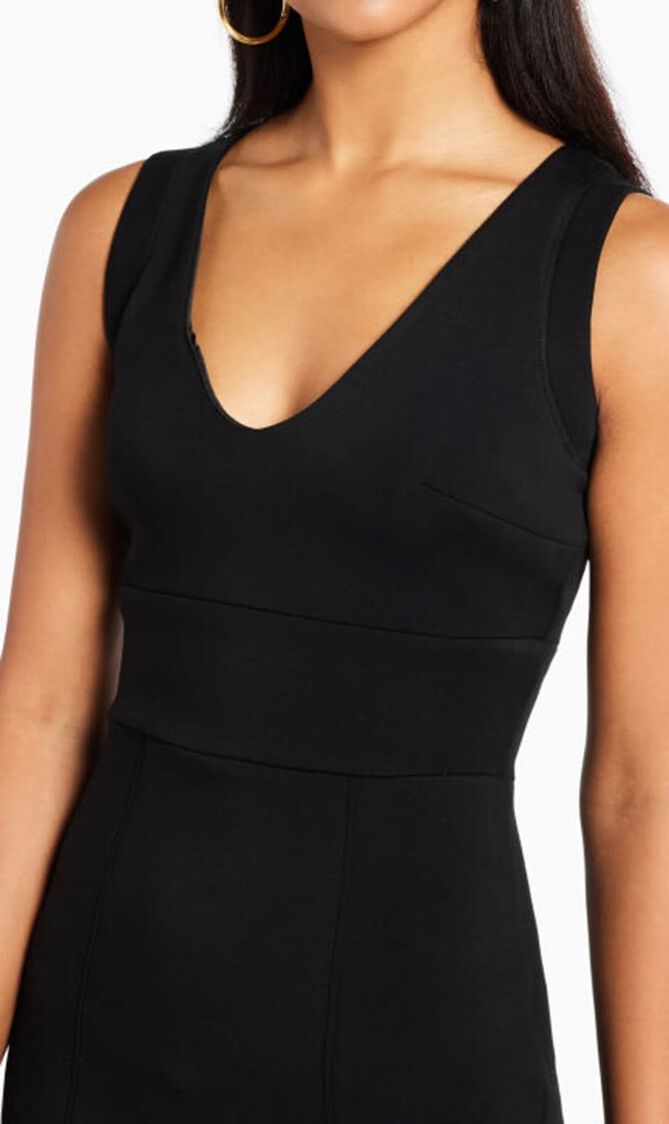 Sl V Neck Scuba Dress