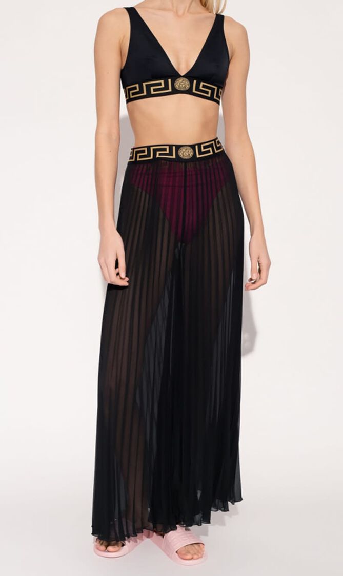 Pleated Pareo Trousers