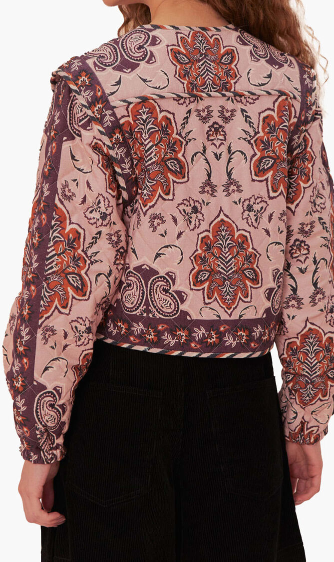 Glam Tapestry Long Sleeve Jacket