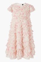 ROSE DITSY RUFFLE KIDS DRESS