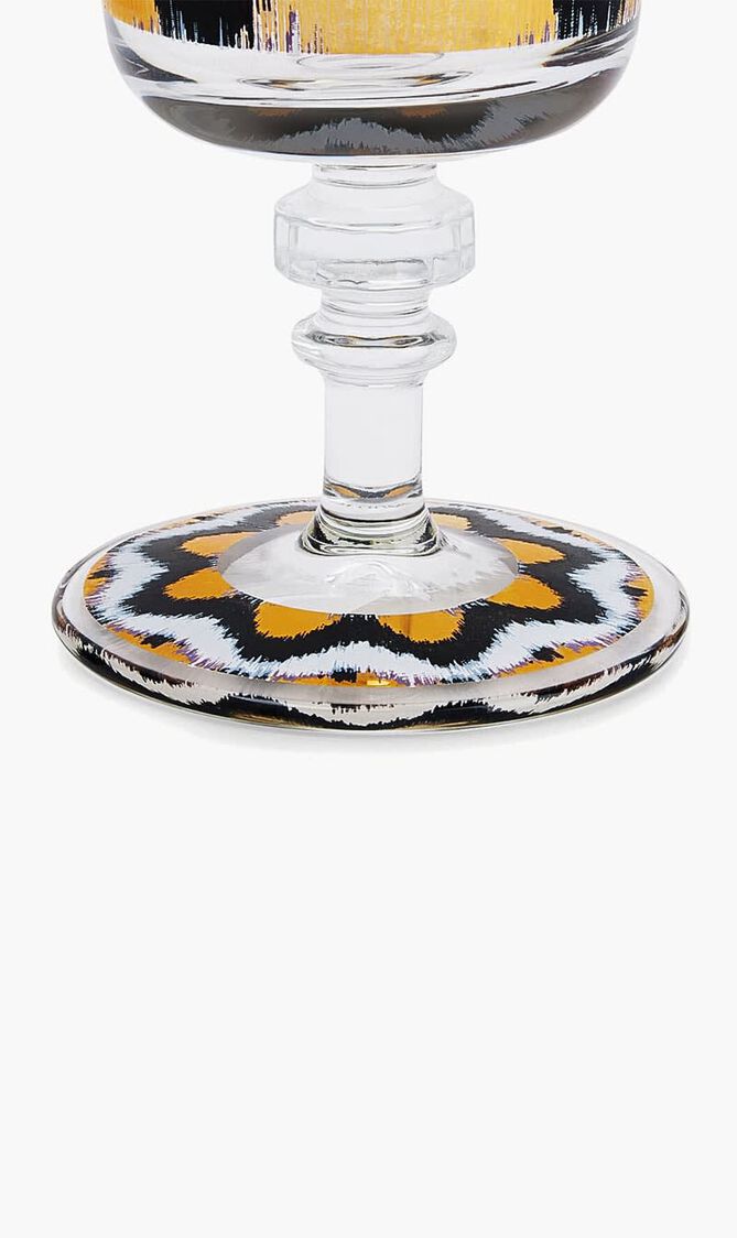 Ikat Drinking Glass