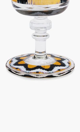 Ikat Drinking Glass