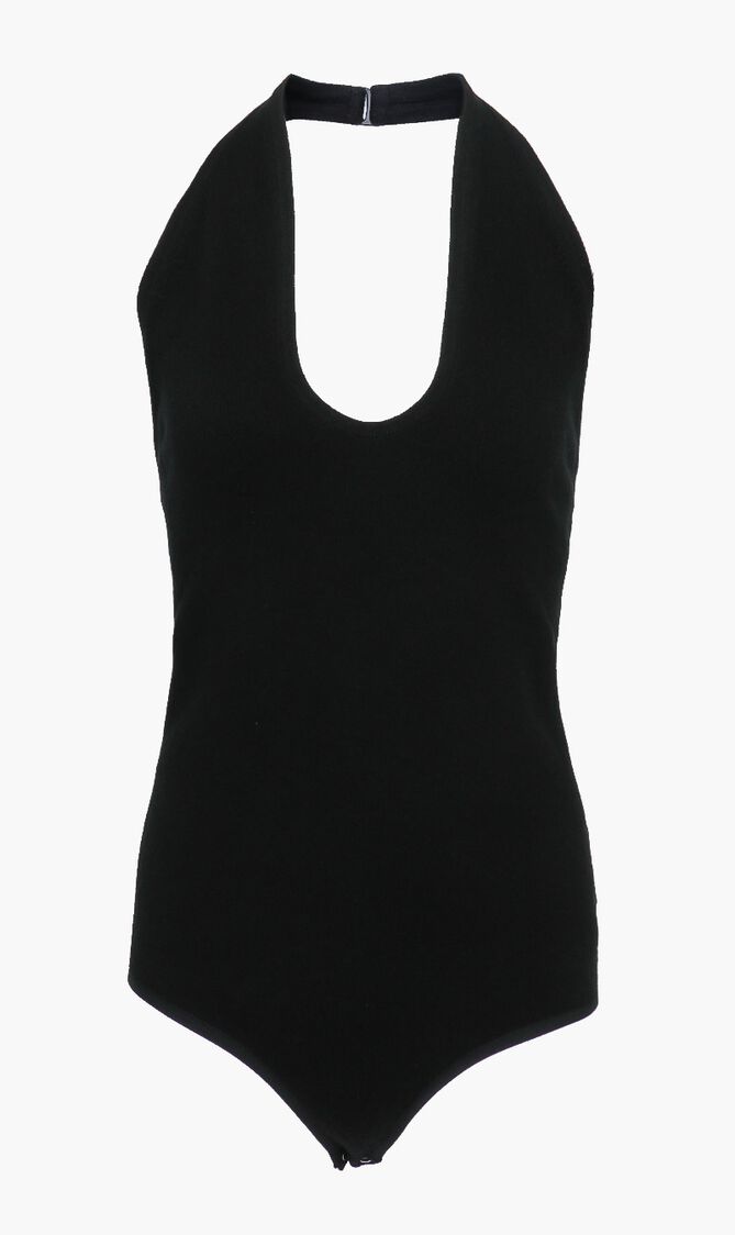 Cross Halter Bodysuit