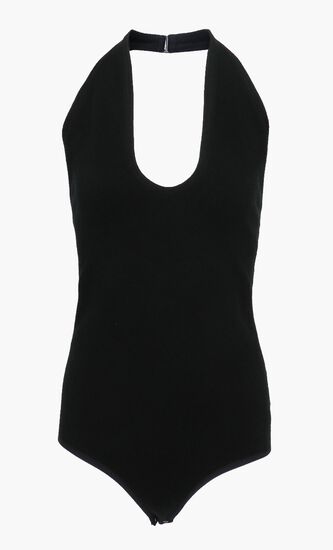 Cross Halter Bodysuit