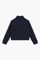 Dark Blue Fleece Cardigan