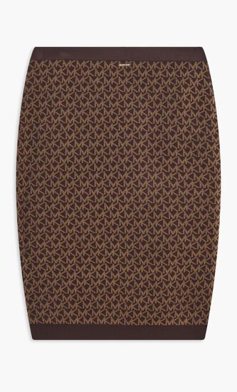 All Over Logo Print Skirt