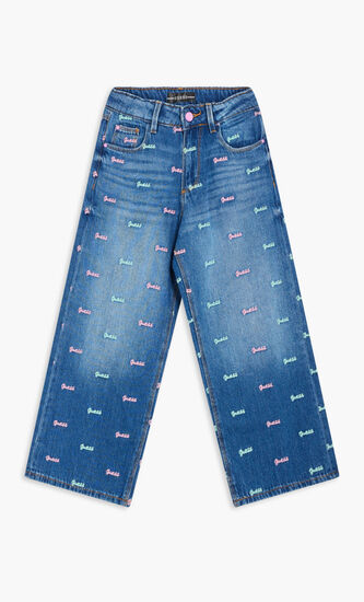 DENIM CULOTTE PANTS WEMBY