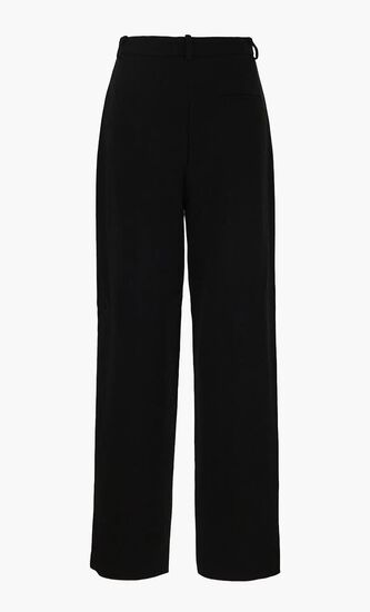 BLACK CREPE TROUSERS